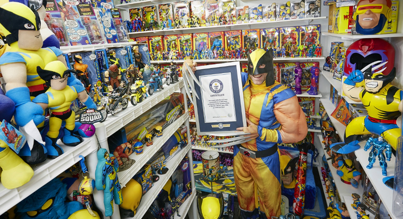 Americano bate recorde de maior coleção de itens sobre os X-Men