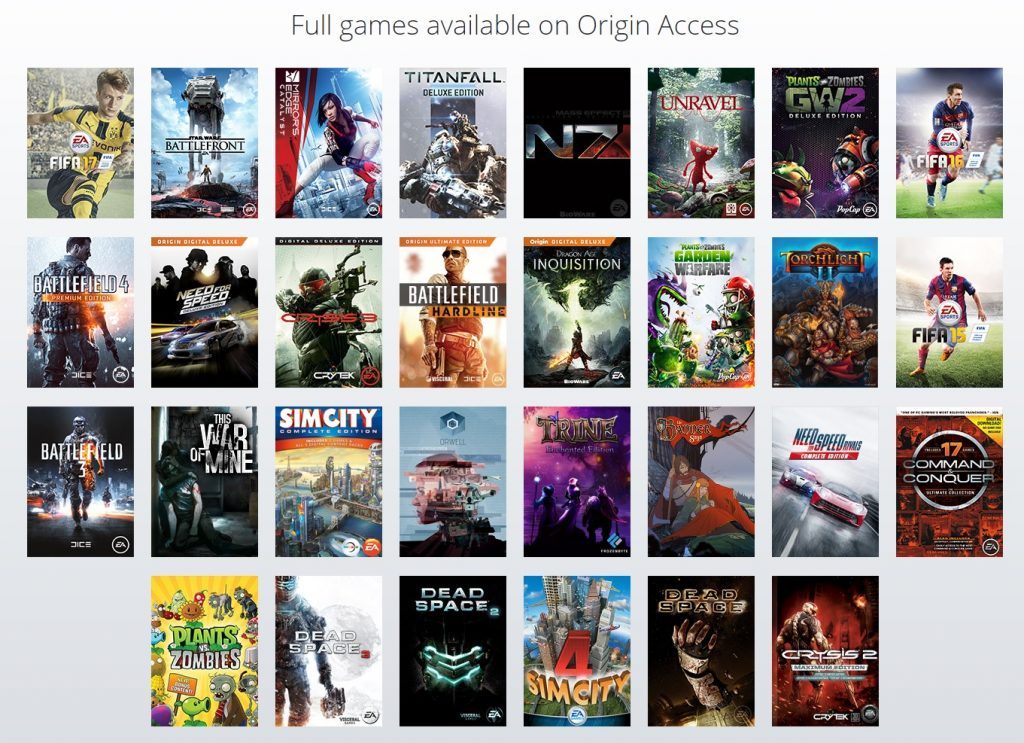 Melhores jogos no catálogo da EA Play - Jornal dos Jogos