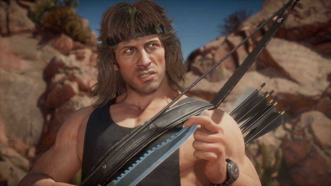 Confira o gameplay do Rambo em Mortal Kombat 11