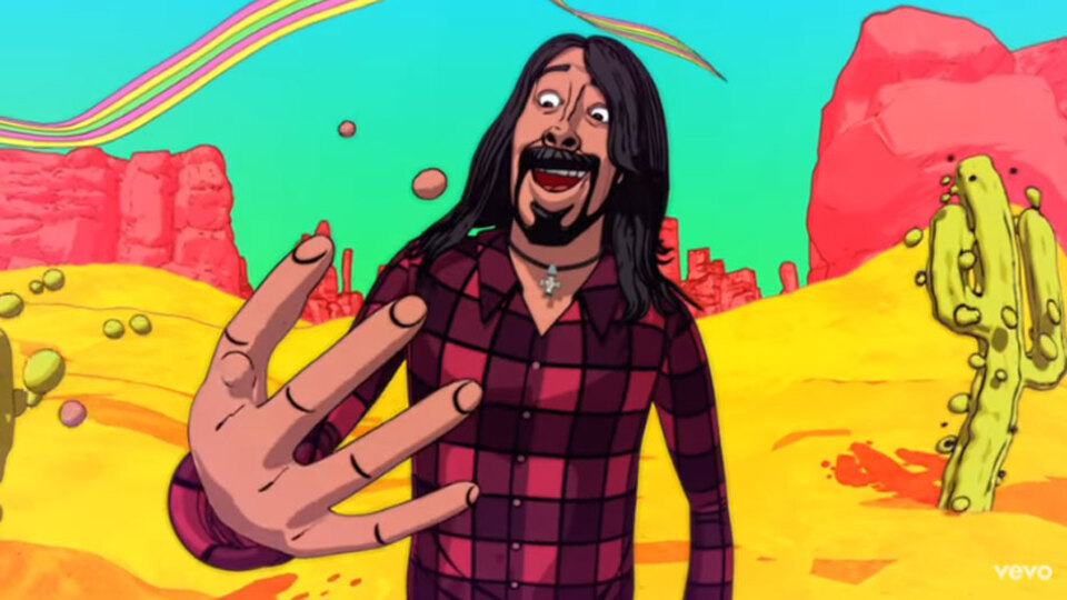 Foo Fighters lança clipe de animação para novo single “Chasing Birds”