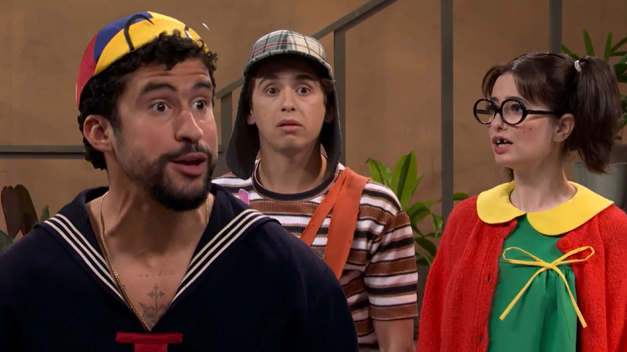 Bad Bunny faz esquete de Chaves no SNL